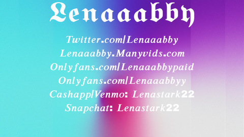 lenaaabbyy onlyfans leaked picture 1