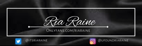 riaraine onlyfans leaked picture 1