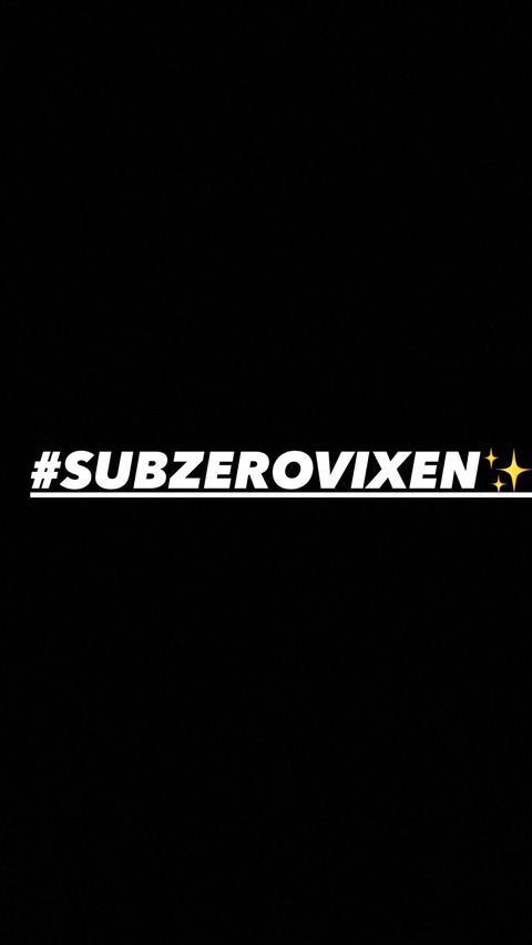 subzerovixen onlyfans leaked picture 1